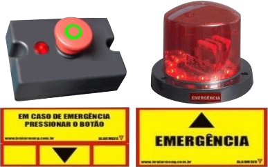 ALARME DE EMERGÊNCIA SEM FIO ALARMSEG